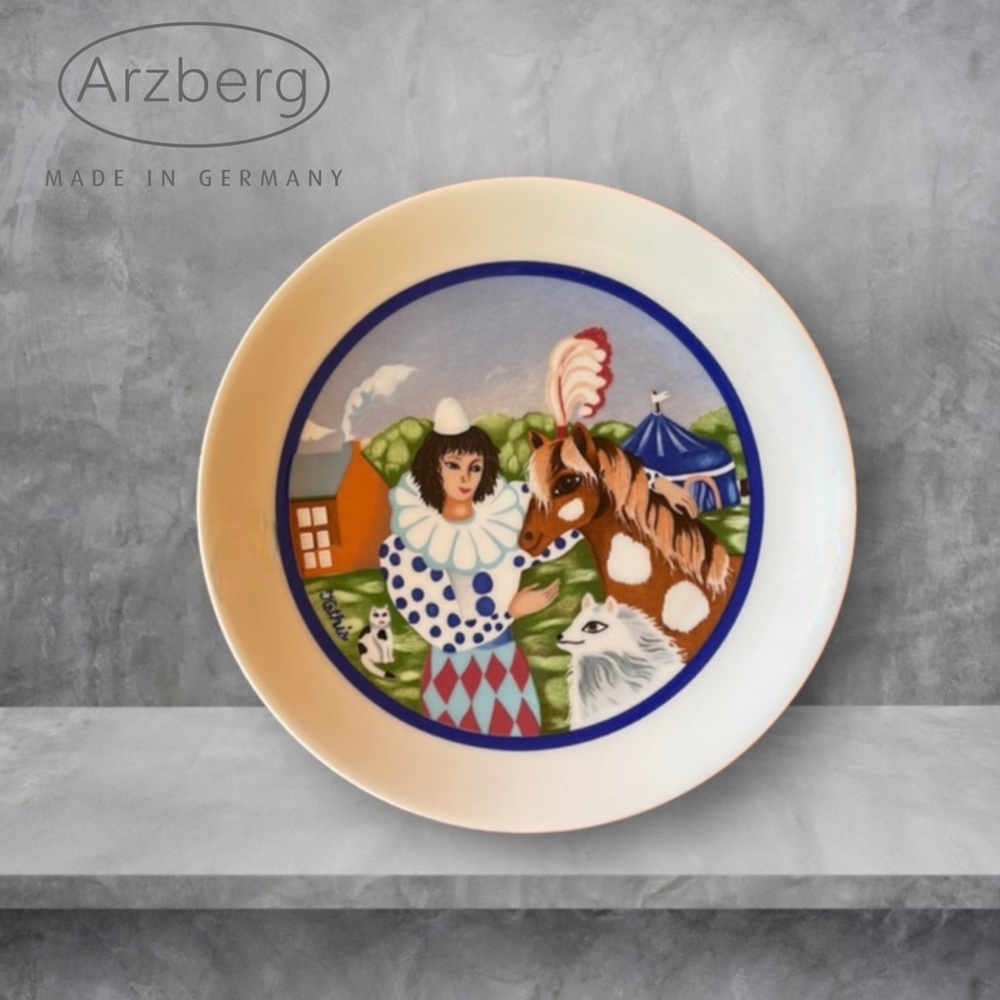 Arzberg Germany Vintage Horse Plate